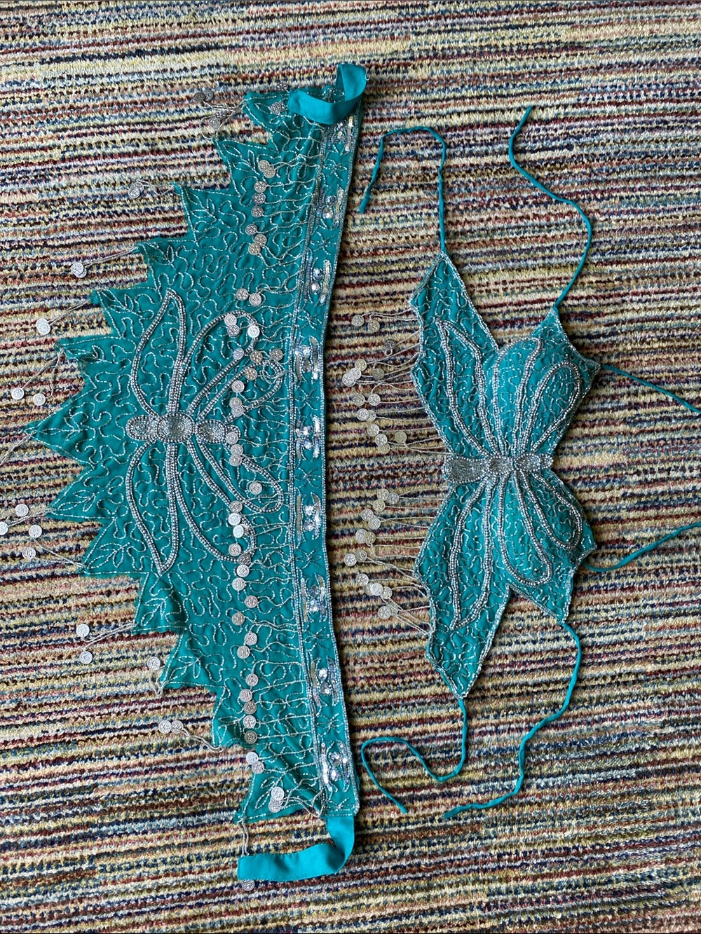 Handmade belly dancer outfit